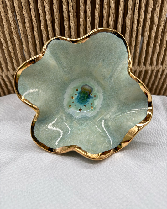Floral Pedestal Bowl No. 2 | The Garden Table Collection