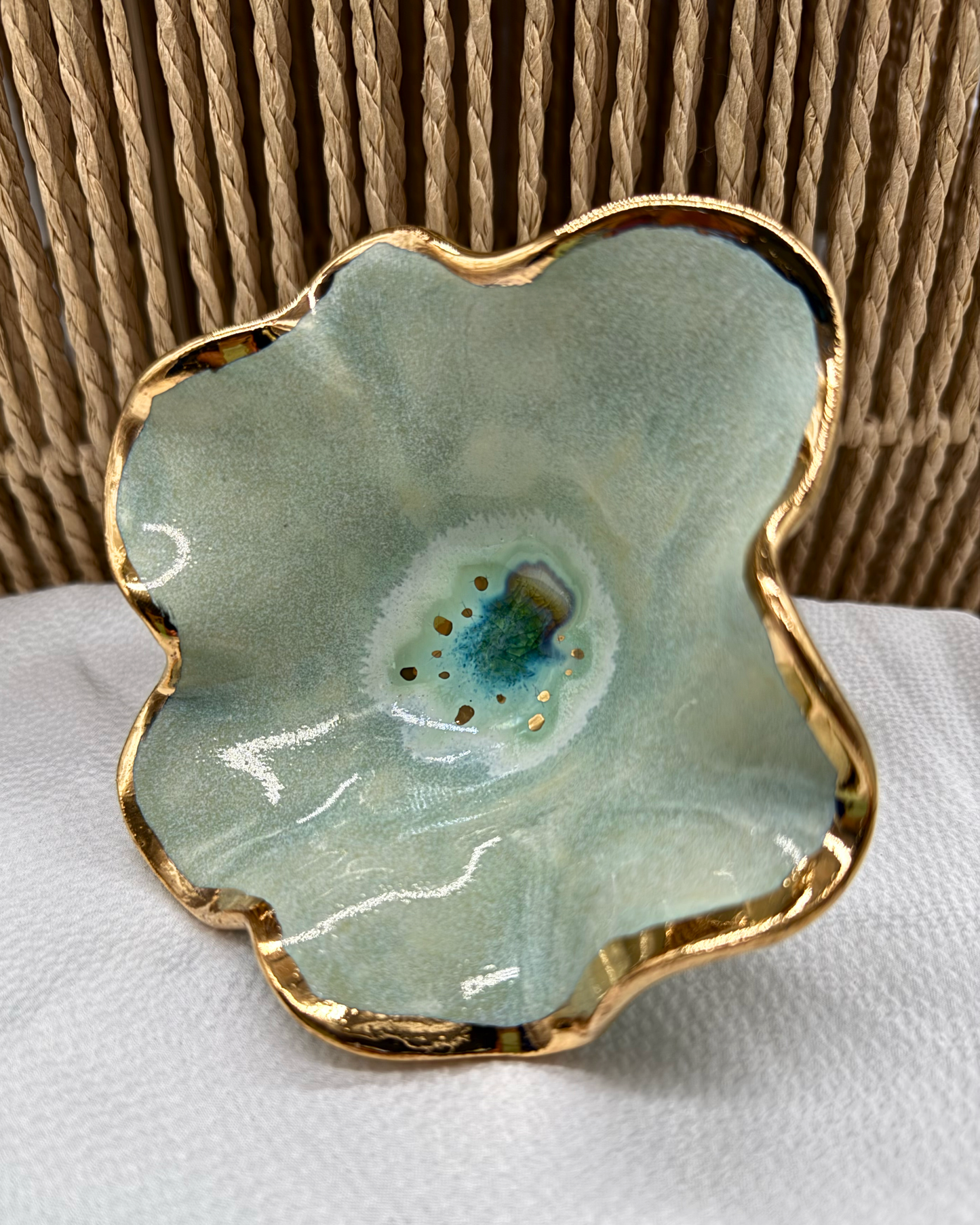 Floral Pedestal Bowl No. 2 | The Garden Table Collection