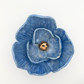 Grand Gilded Ceramic Flower | Wall or Tabletop Display