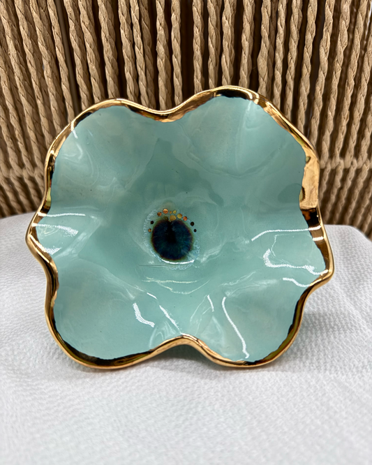 Floral Pedestal Bowl No. 3 | The Garden Table Collection