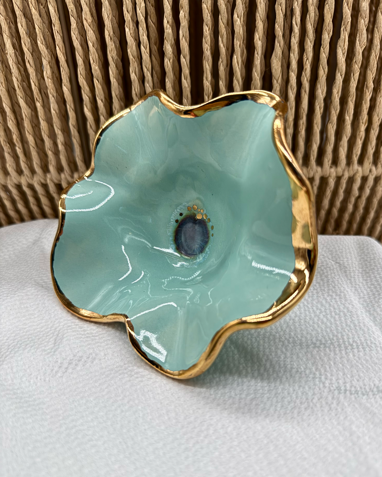 Floral Pedestal Bowl No. 3 | The Garden Table Collection