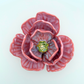 Grand Gilded Ceramic Flower | Wall or Tabletop Display
