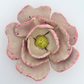 Grand Gilded Ceramic Flower | Wall or Tabletop Display