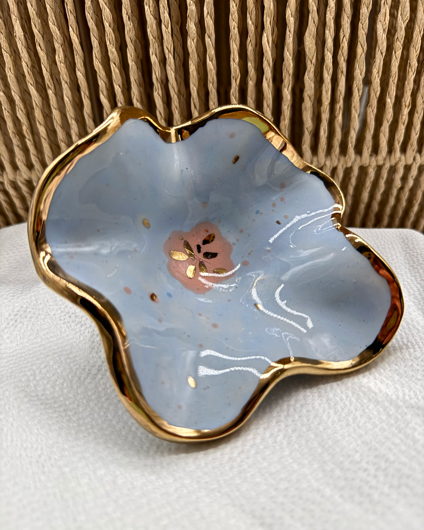 Floral Pedestal Bowl No. 5 | The Garden Table Collection