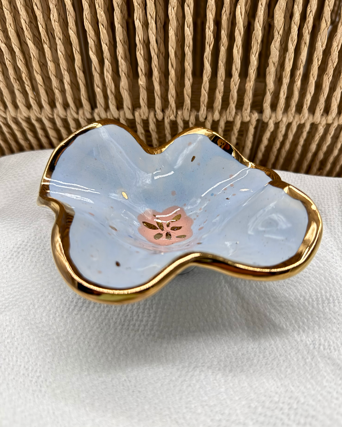 Floral Pedestal Bowl No. 5 | The Garden Table Collection