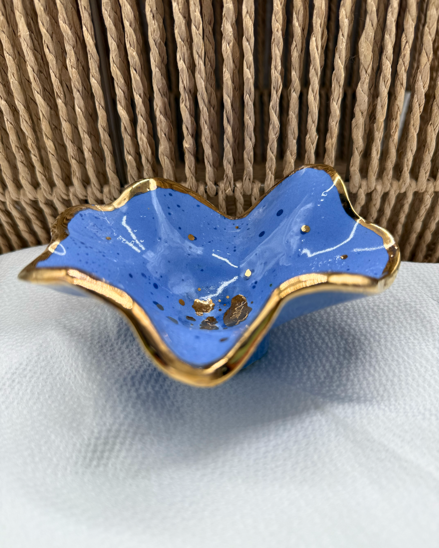 Floral Pedestal Bowl No. 7 | The Garden Table Collection