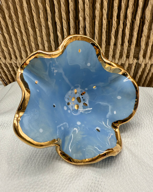 Floral Pedestal Bowl No. 4 | The Garden Table Collection