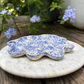 Blue Speckle Deviled Egg Plate