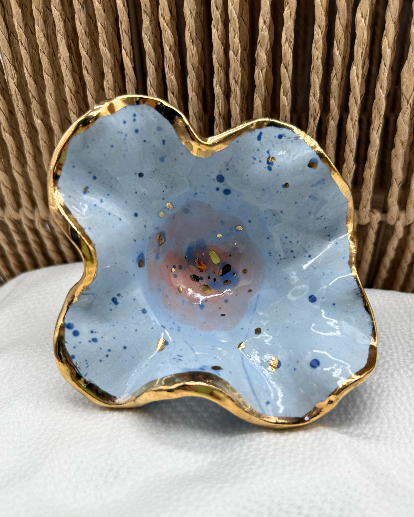 Floral Pedestal Bowl No. 6 | The Garden Table Collection
