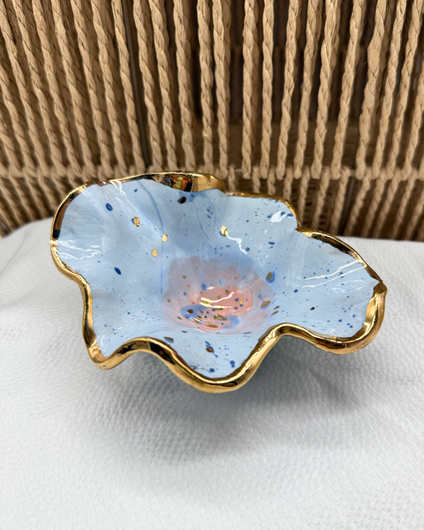 Floral Pedestal Bowl No. 6 | The Garden Table Collection
