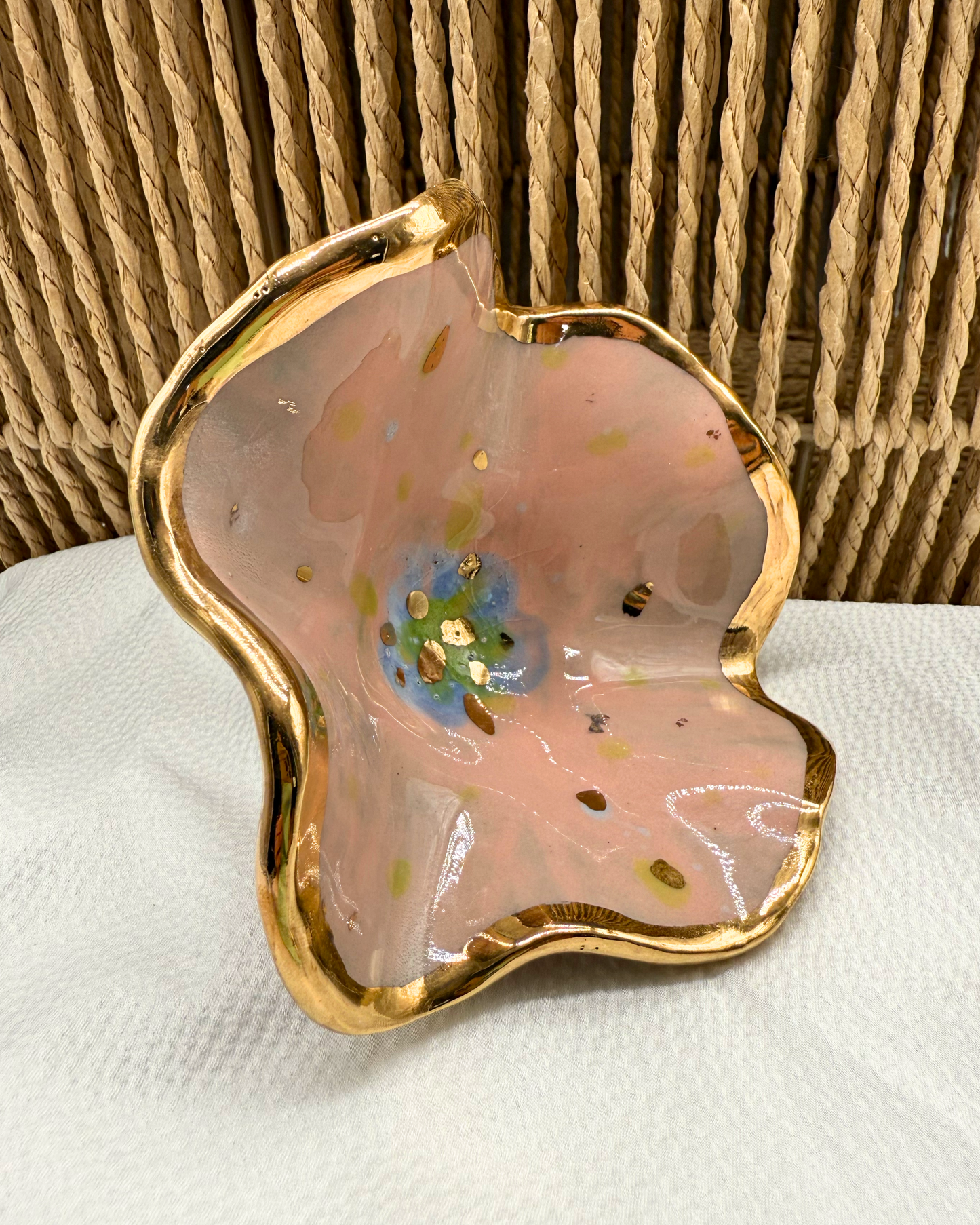 Floral Pedestal Bowl No. 10 | The Garden Table Collection