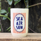 Sea Air Sun Set No. 22, handmade ceramic cup set, alternate view