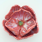 Grand Gilded Ceramic Flower | Wall or Tabletop Display