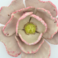 Grand Gilded Ceramic Flower | Wall or Tabletop Display