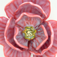 Grand Gilded Ceramic Flower | Wall or Tabletop Display