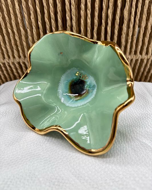 Floral Pedestal Bowl No. 1 | The Garden Table Collection