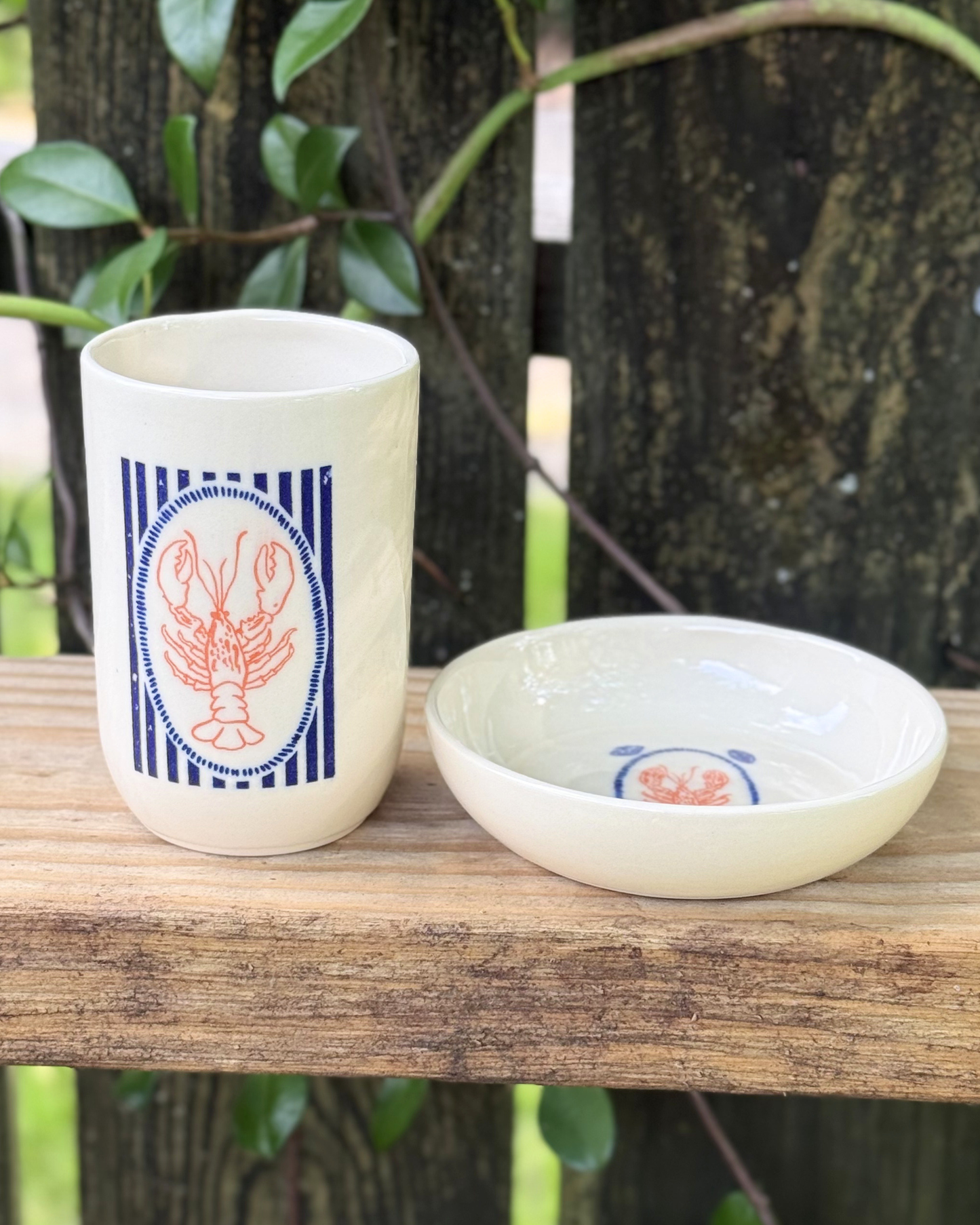 Striped Lobster Set No. 23