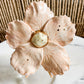 gilded ceramic flower