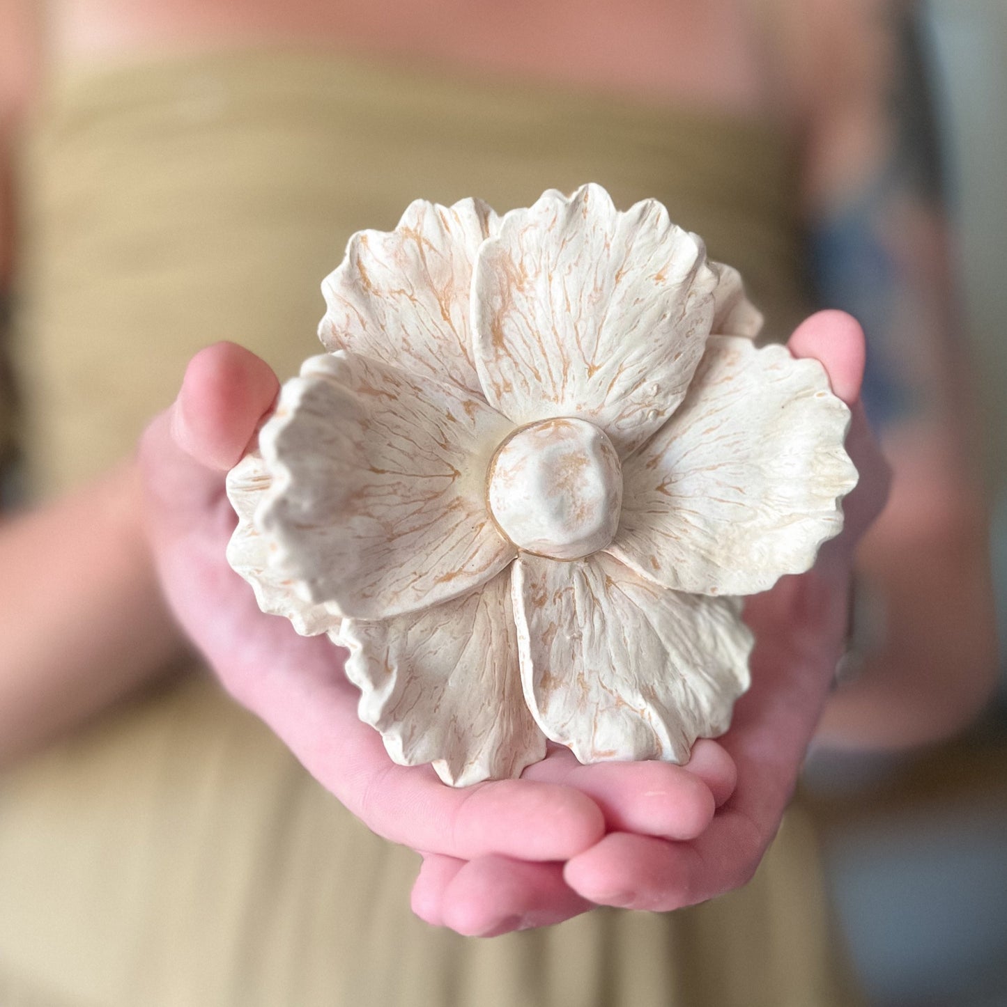 gilded magnolia flowers