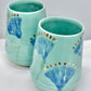 Hand-Painted Ceramic Tumblers (Set of 2)