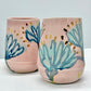 Hand-Painted Ceramic Tumblers (Set of 2)
