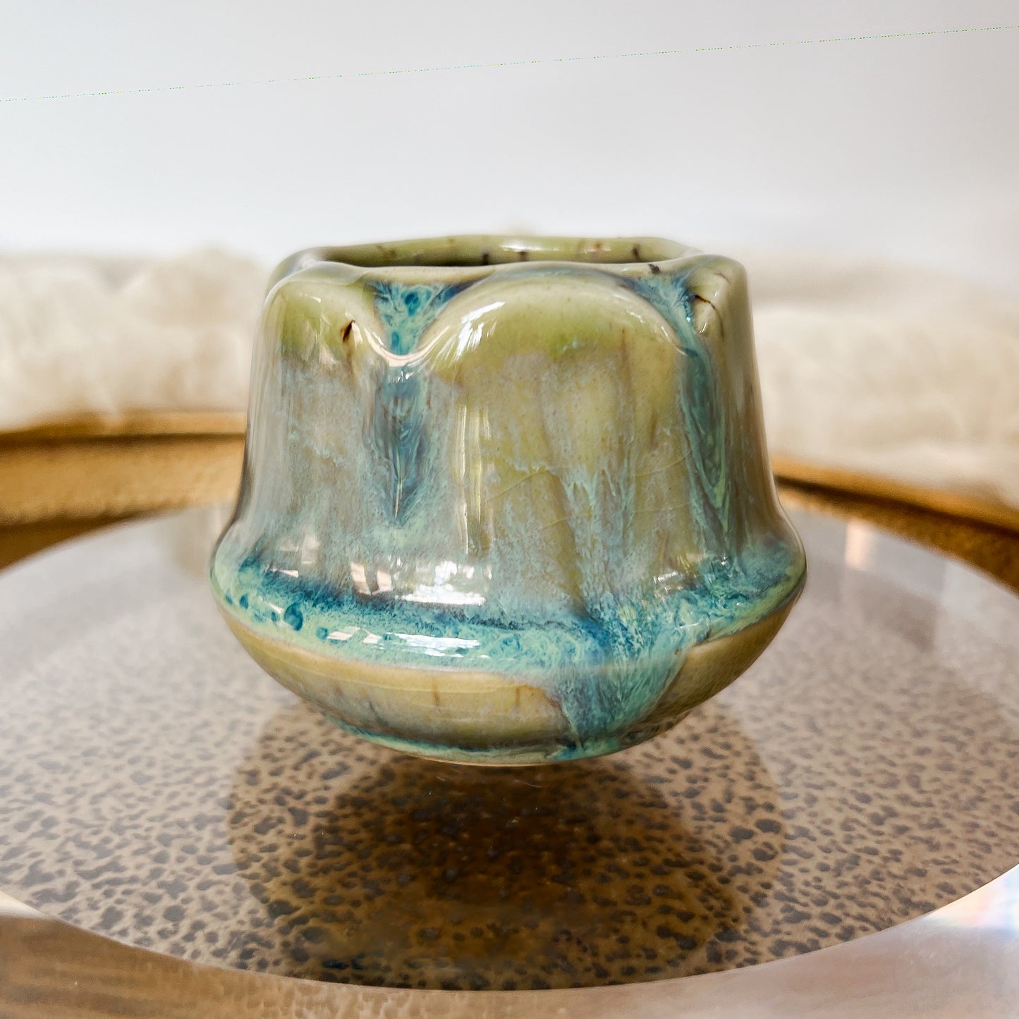 scalloped matchstick holder + striker