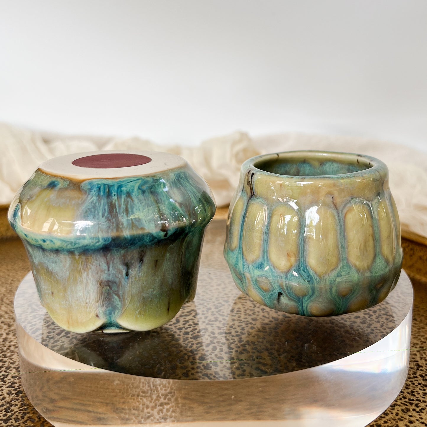 scalloped matchstick holder + striker
