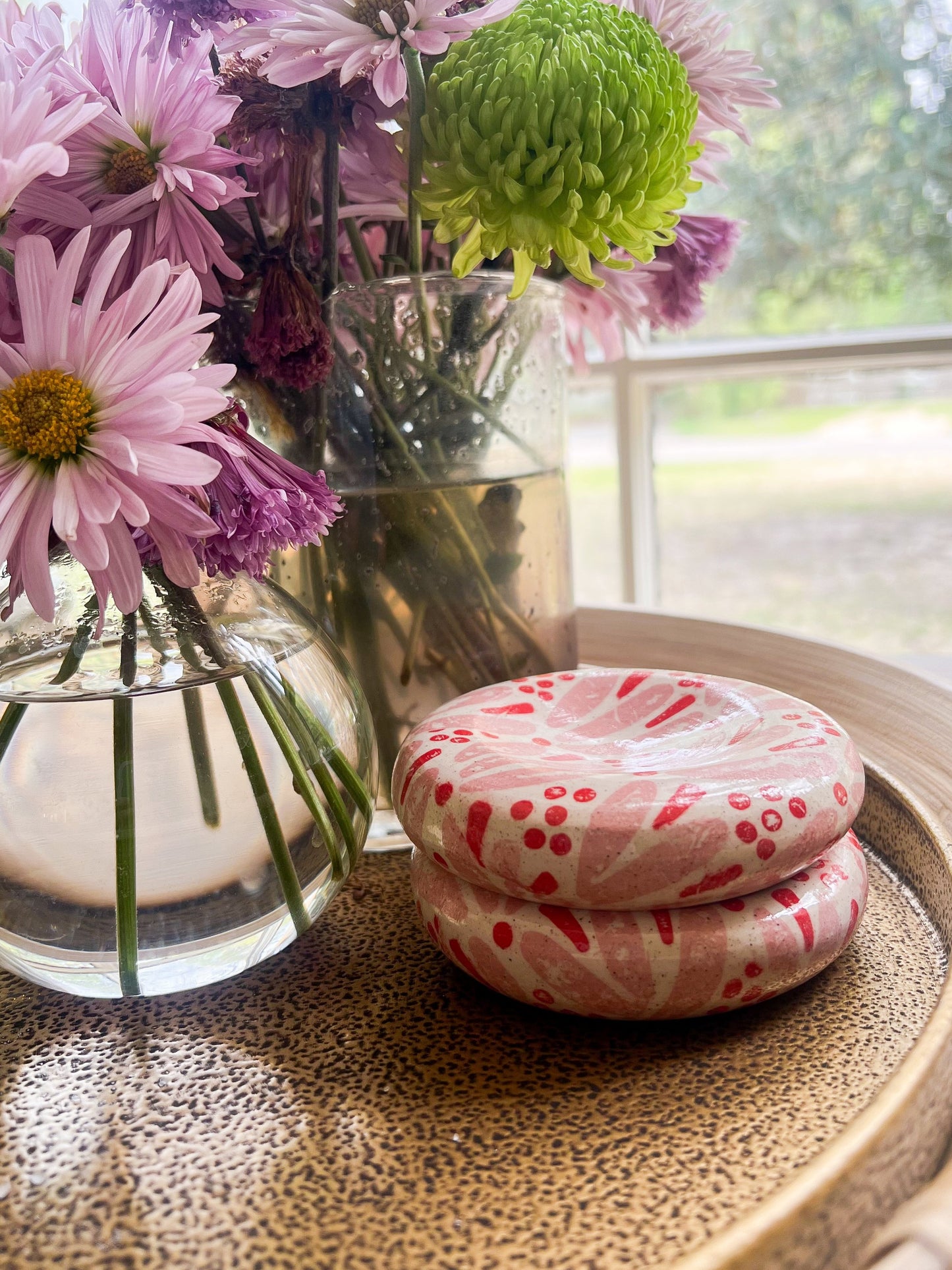 Ceramic Cloud Dish - Rosey