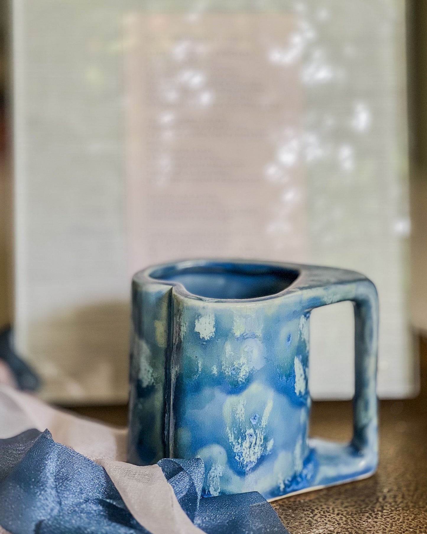 ceramic heart mug