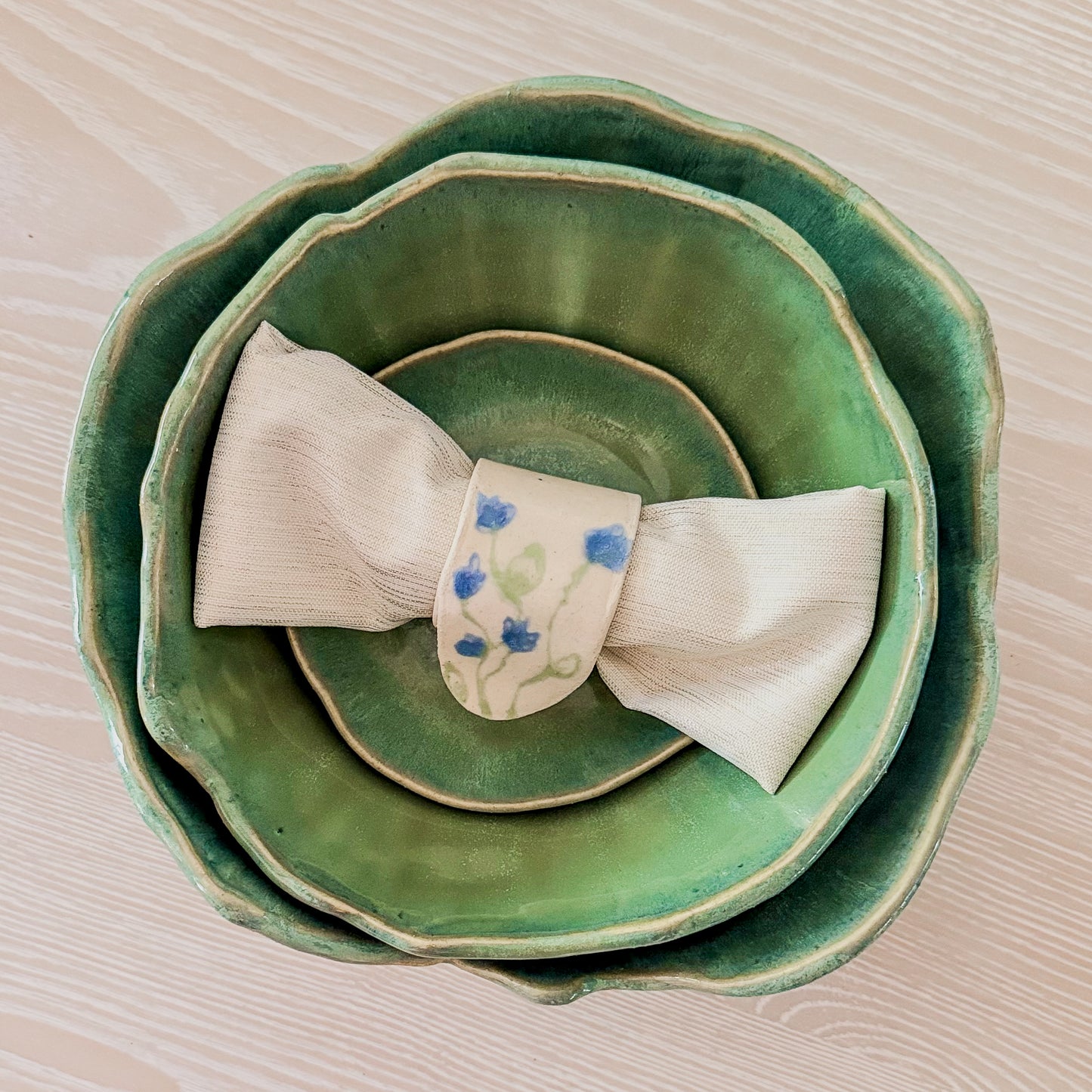 ceramic nesting bowls | ivy