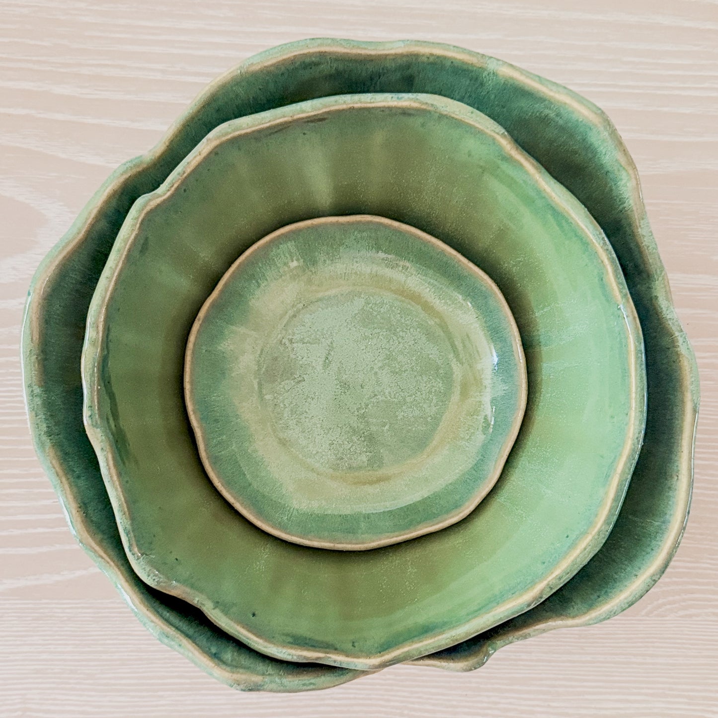 ceramic nesting bowls | ivy