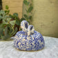 Blue Spongeware Pumpkin No. 02
