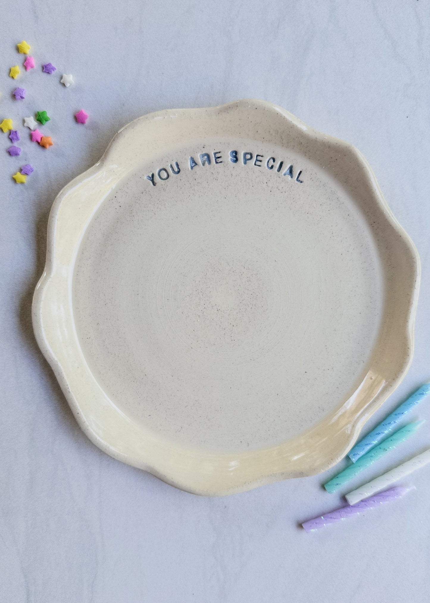 "you are special" heirloom plate