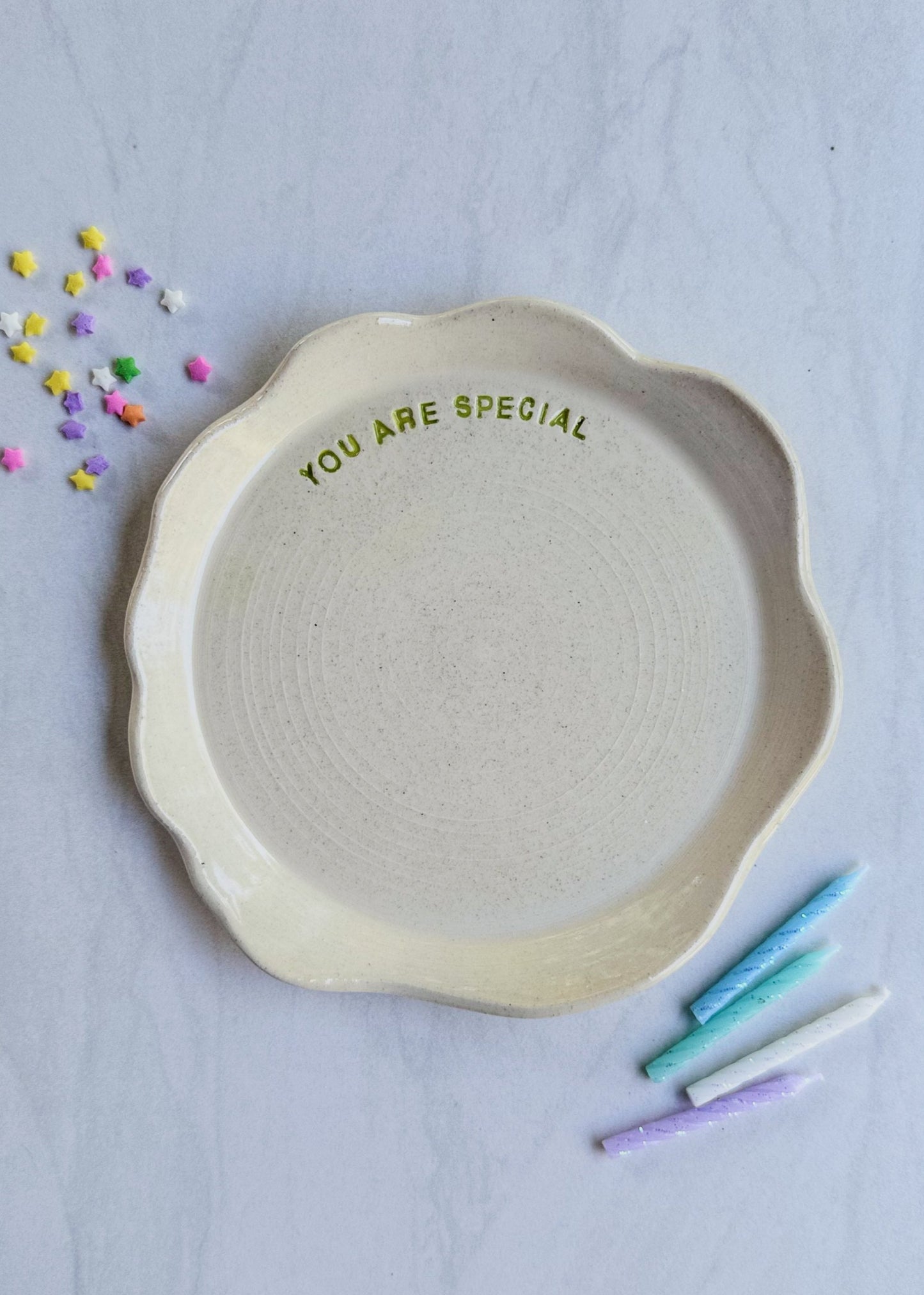 "you are special" heirloom plate