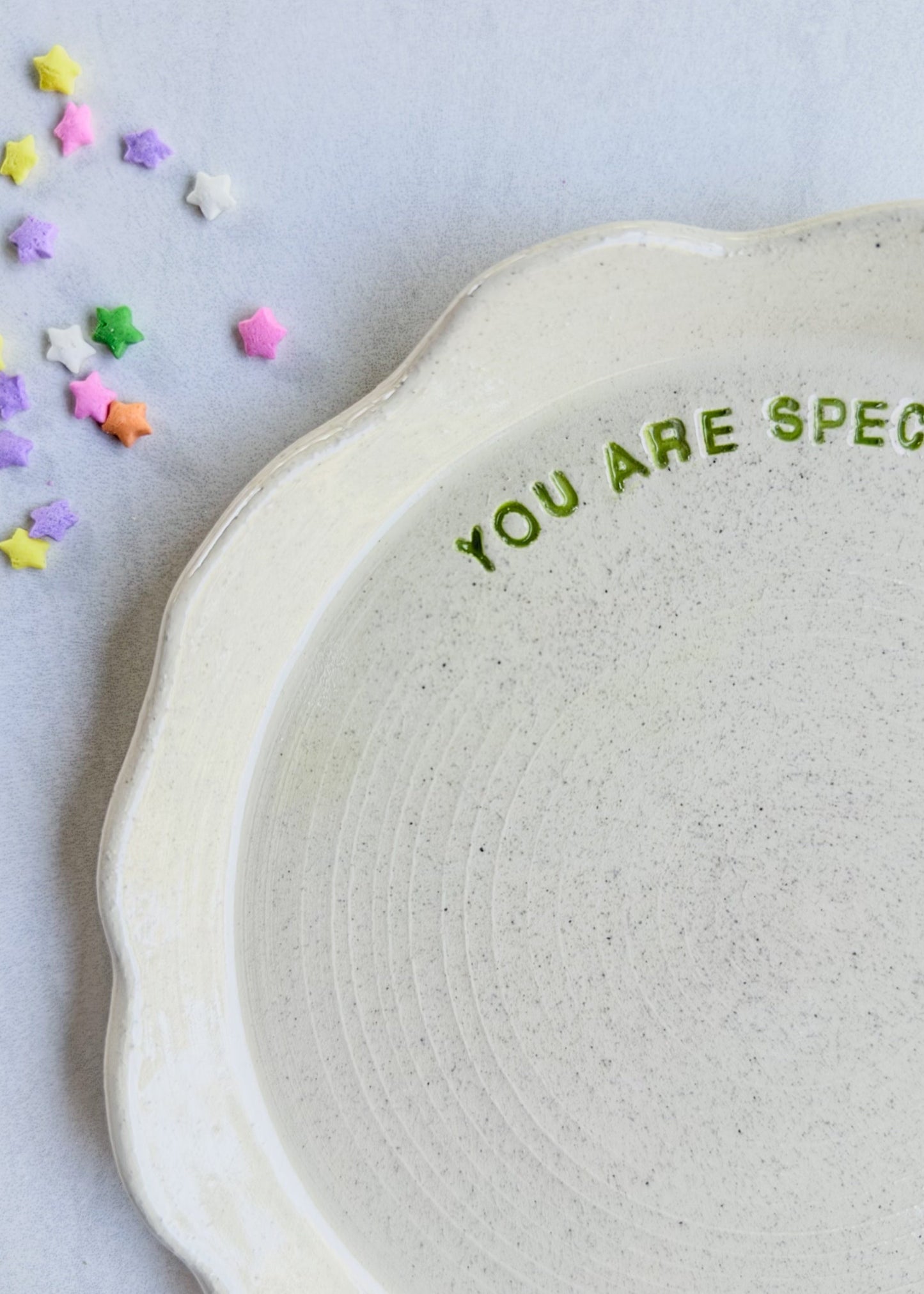 "you are special" heirloom plate