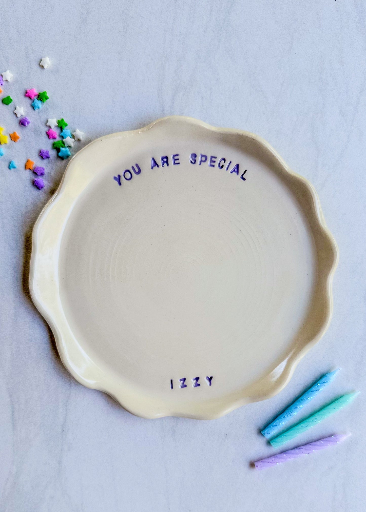 "you are special" heirloom plate