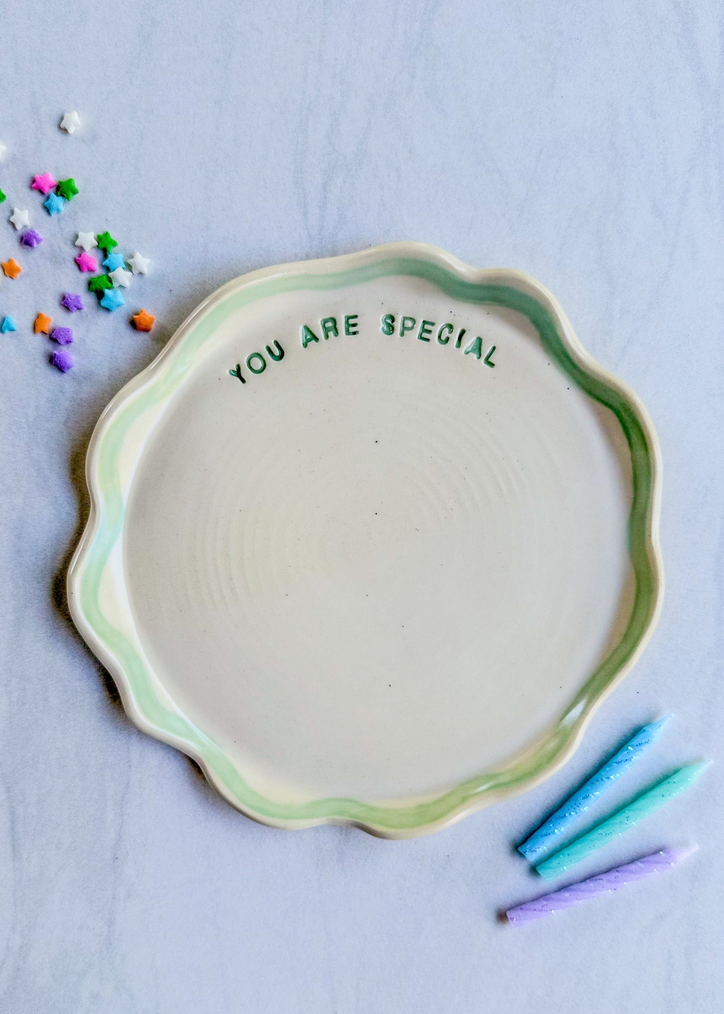 "you are special" heirloom plate