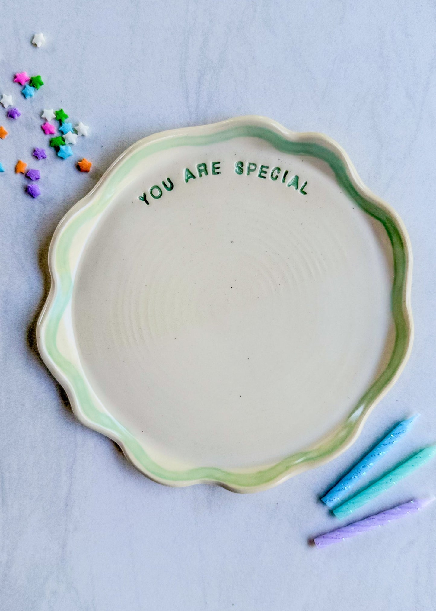 "you are special" heirloom plate