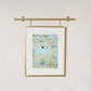 Soft Landing by Esqué Creates — two 6x8 original abstract paintings in soft green and blue. Hand-painted mixed media artwork, unframed and perfect for modern, serene interiors.