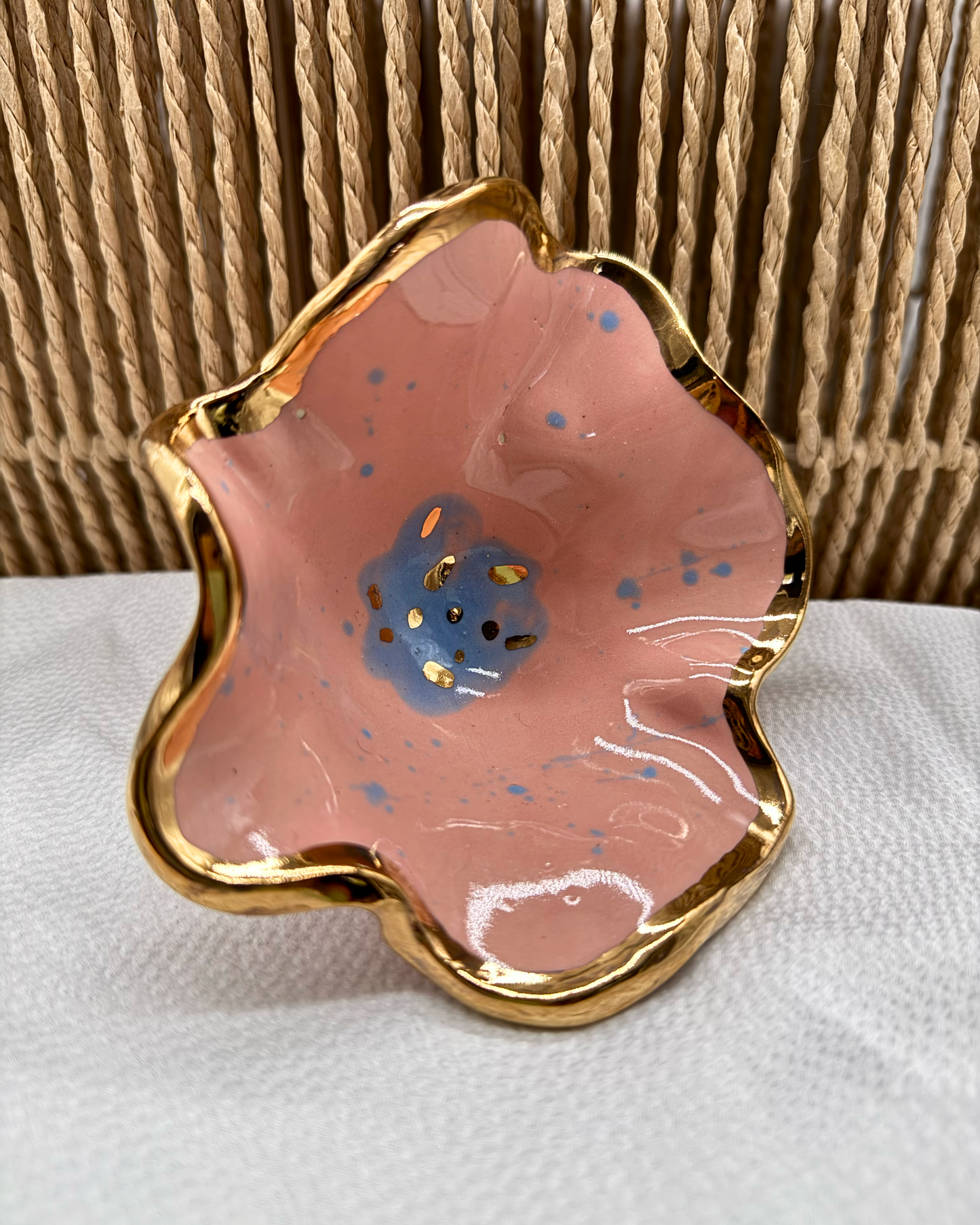 Floral Pedestal Bowl No. 8 | The Garden Table Collection