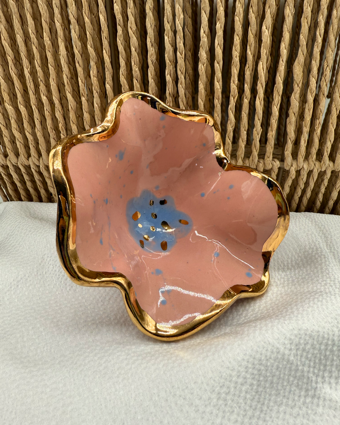 Floral Pedestal Bowl No. 8 | The Garden Table Collection