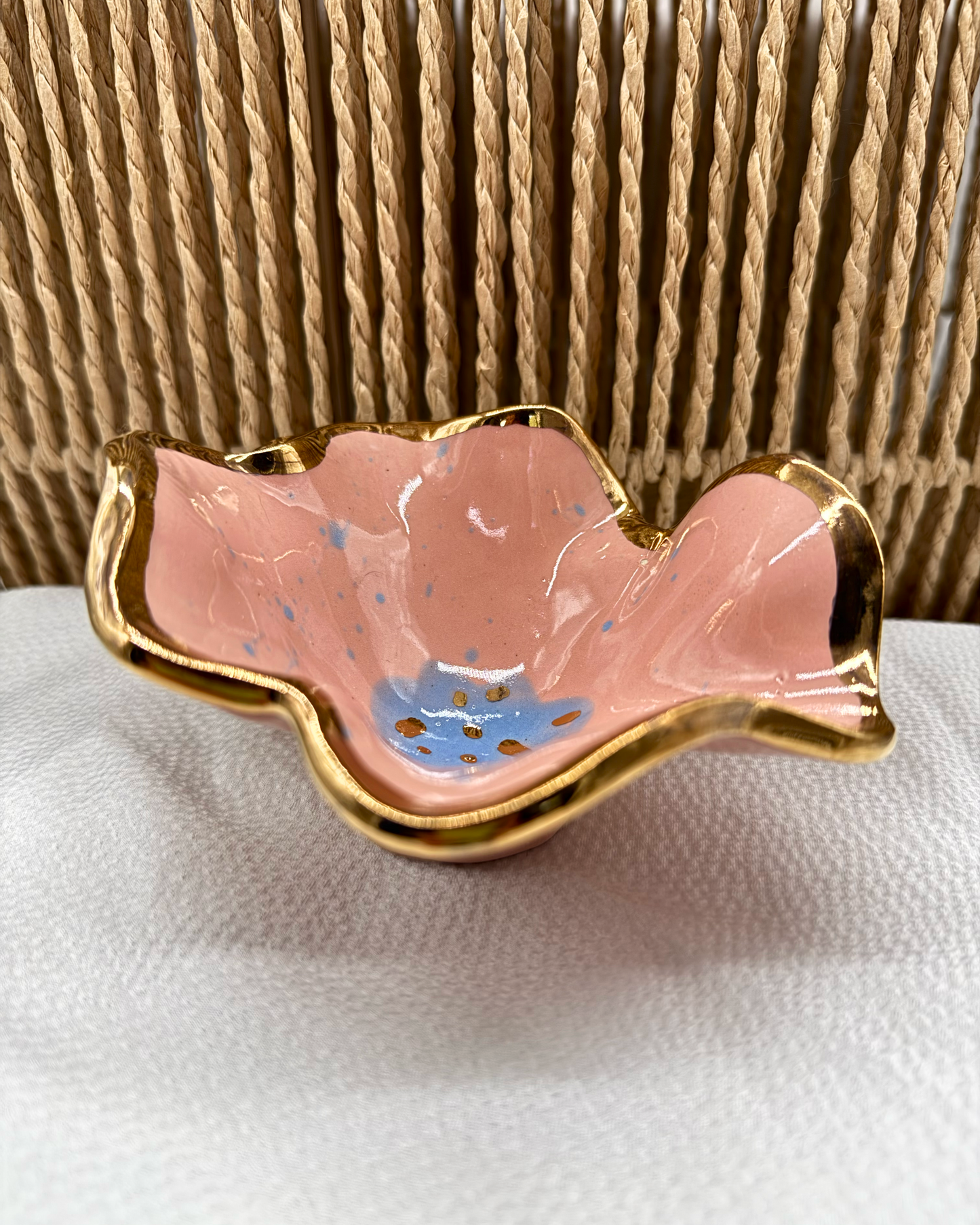 Floral Pedestal Bowl No. 8 | The Garden Table Collection