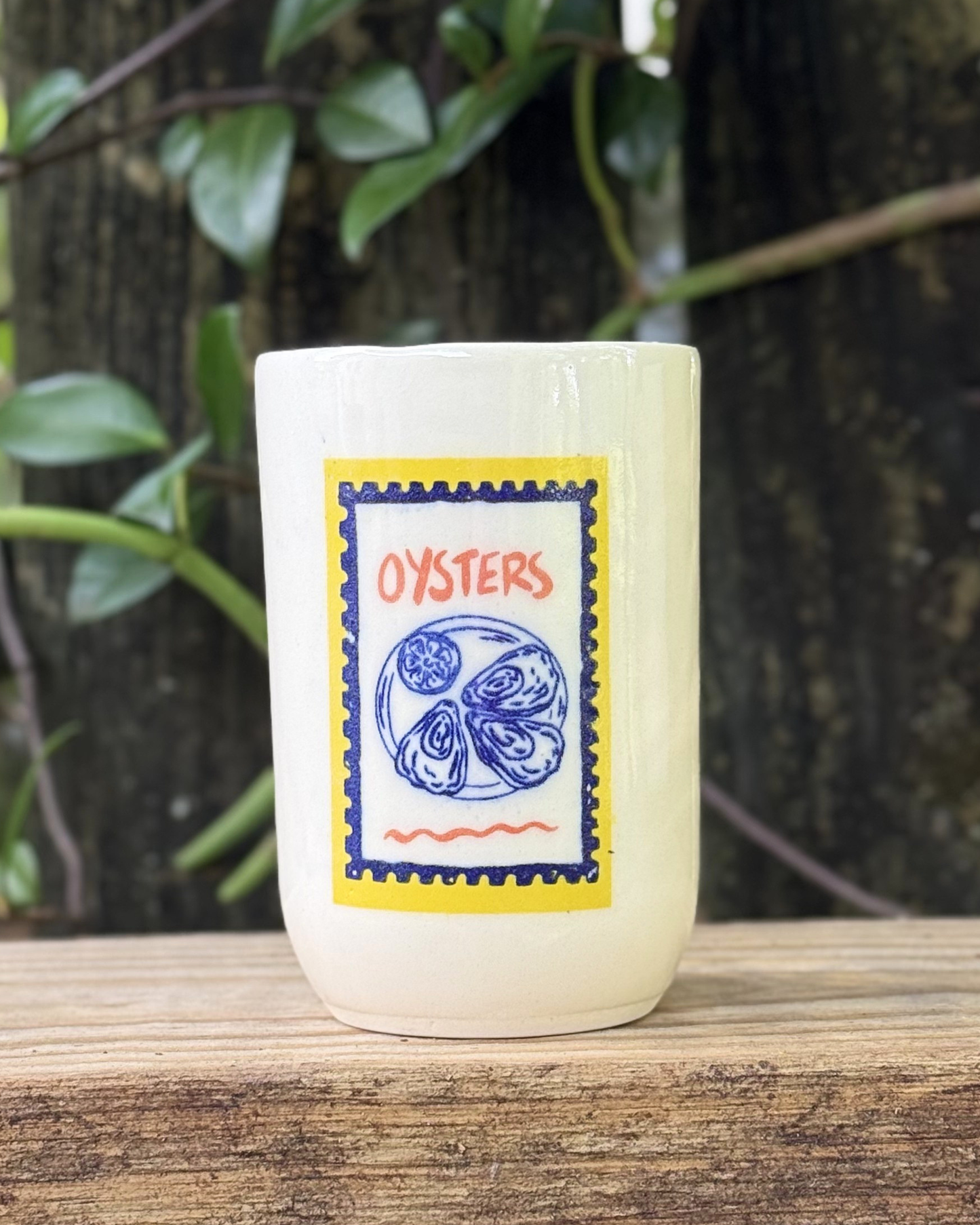 Oysters Tall Cup No. 25