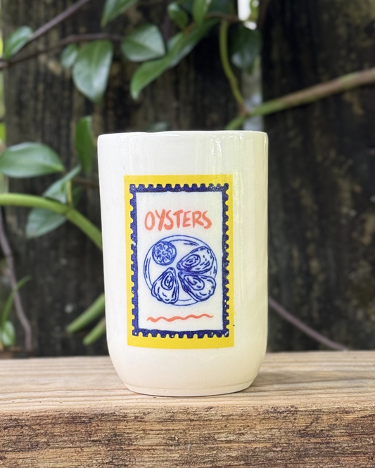 Oysters Tall Cup No. 25